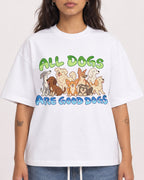 Mockup Boxy Heavyweight Tee White female close-up 06