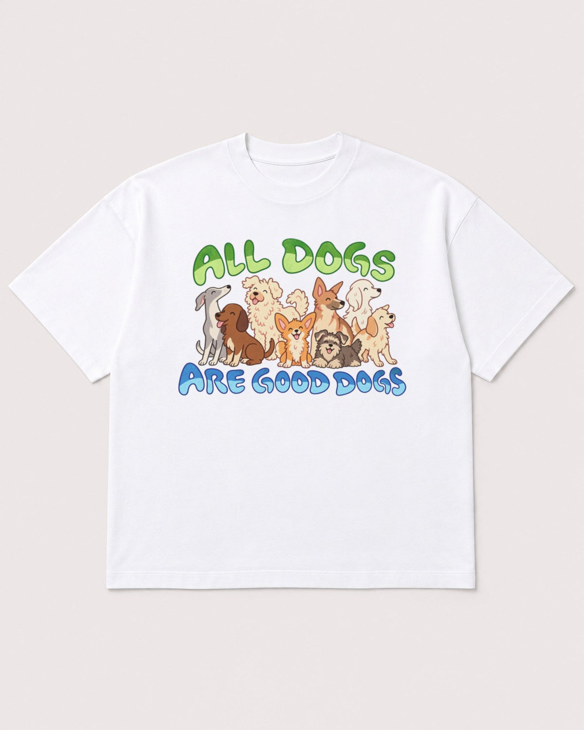 Mockup Boxy Heavyweight Tee White product