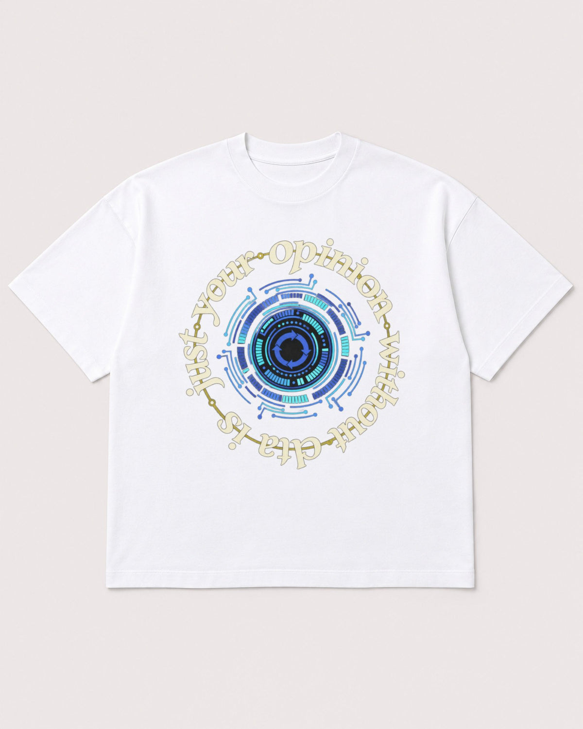 Mockup Boxy Heavyweight Tee White product