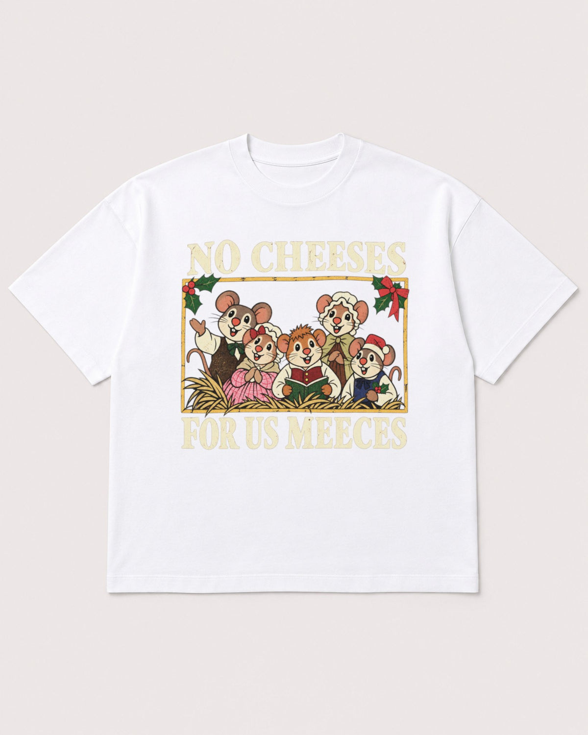 Mockup Boxy Heavyweight Tee White product