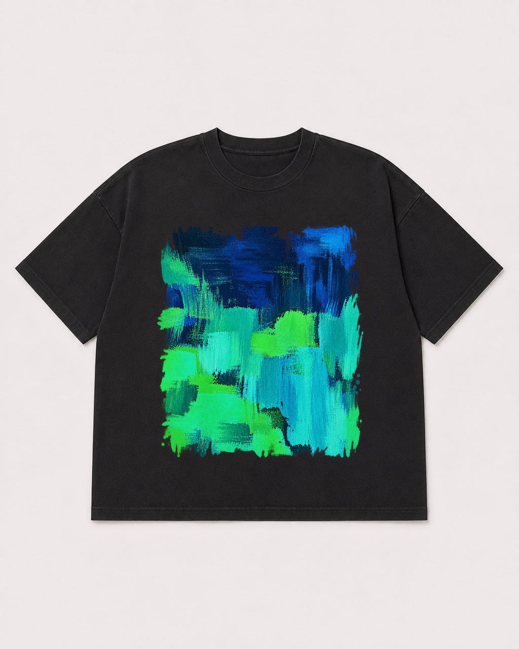 Mockup Boxy Heavyweight Tee Black product