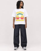 Mockup Boxy Heavyweight Tee White female full-body 24
