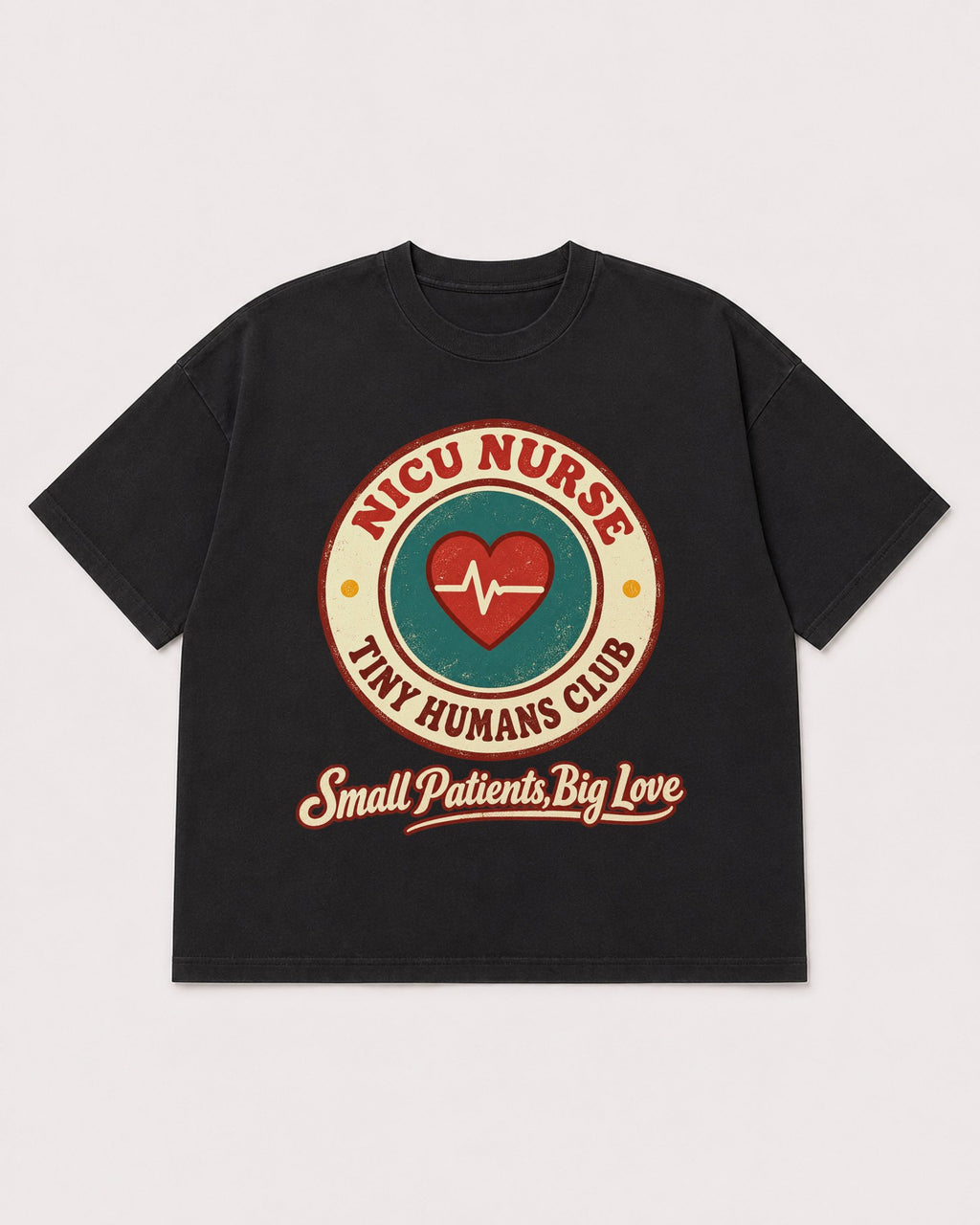Mockup Boxy Heavyweight Tee Black product
