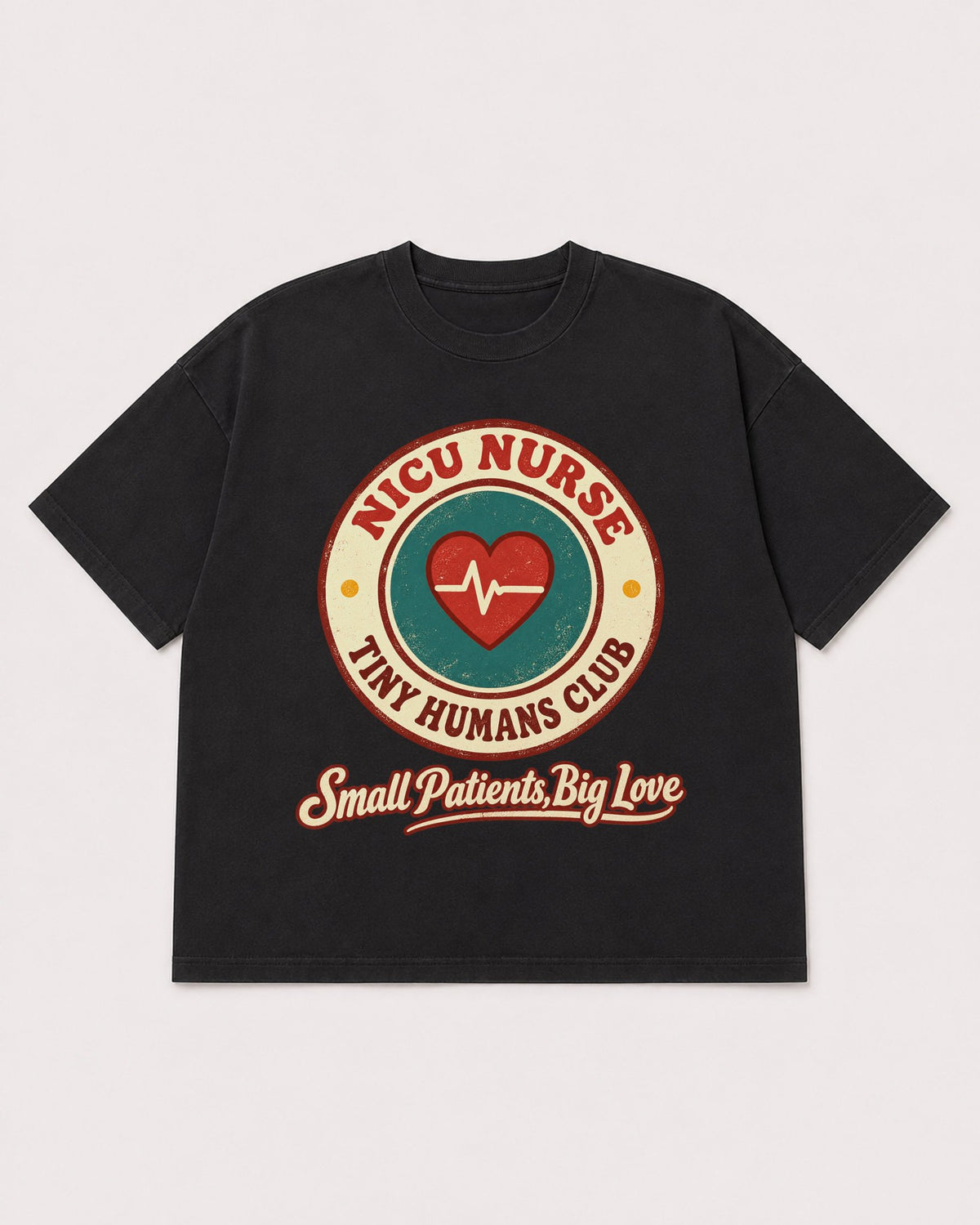 Mockup Boxy Heavyweight Tee Black product