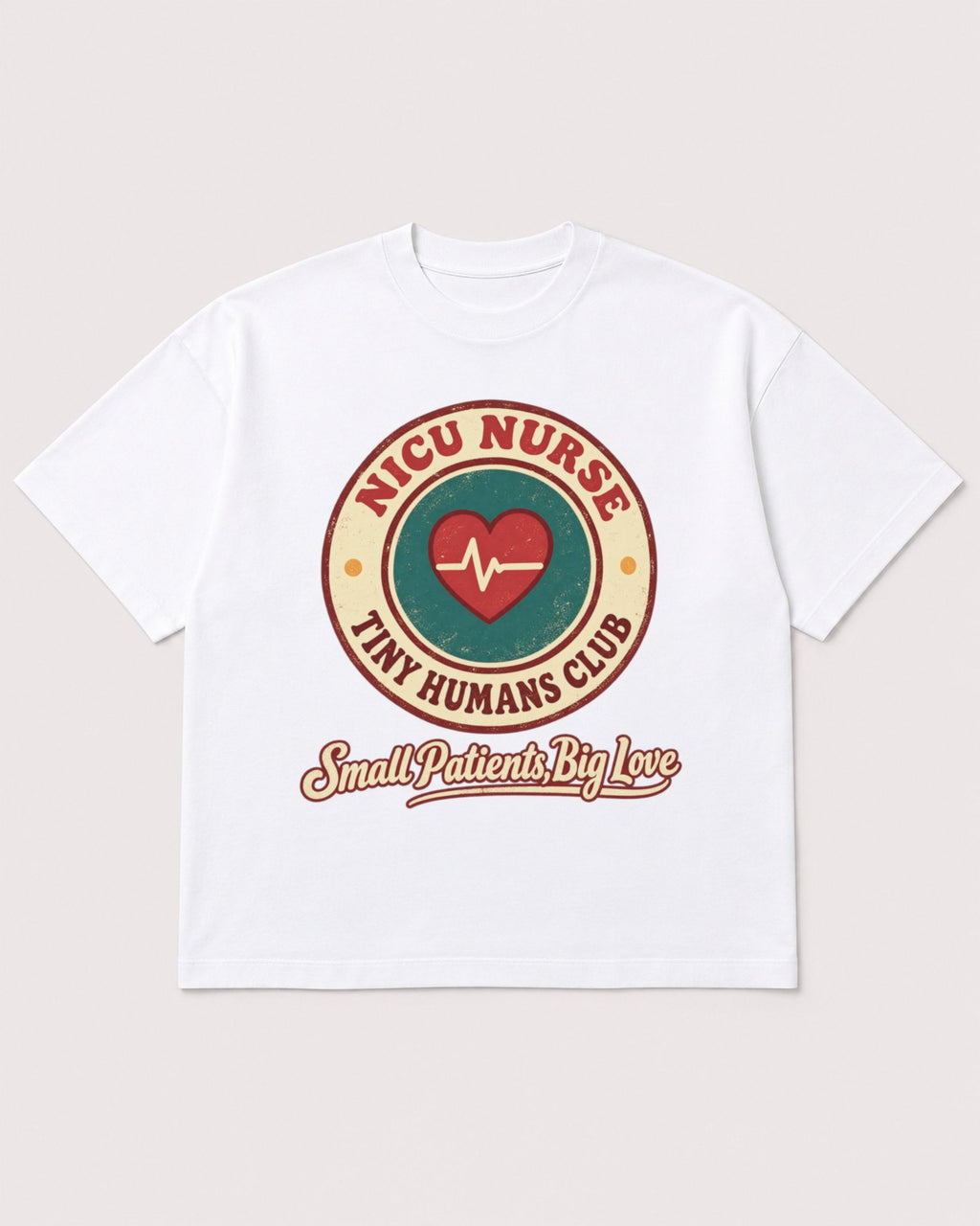 Mockup Boxy Heavyweight Tee White product