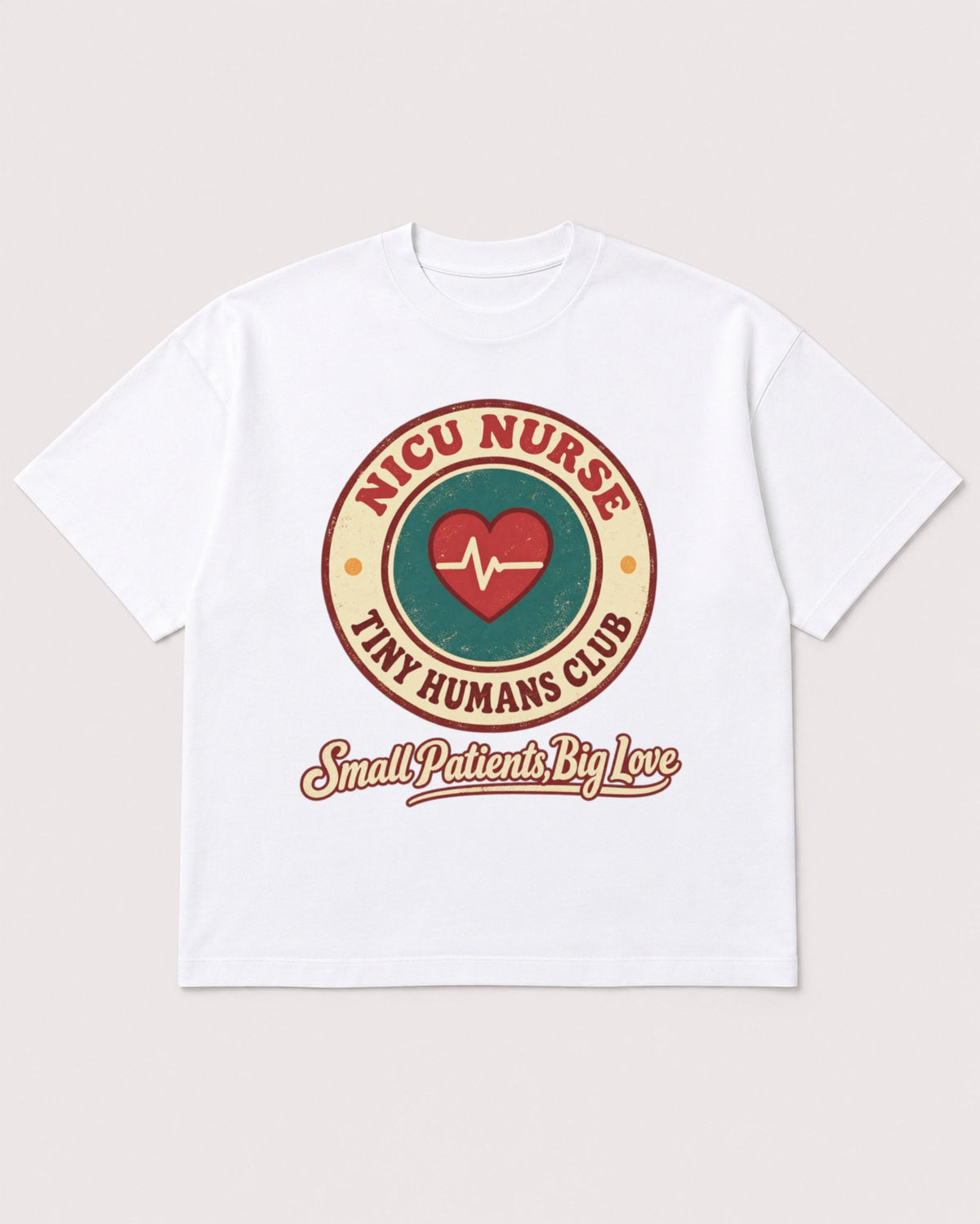Mockup Boxy Heavyweight Tee White product