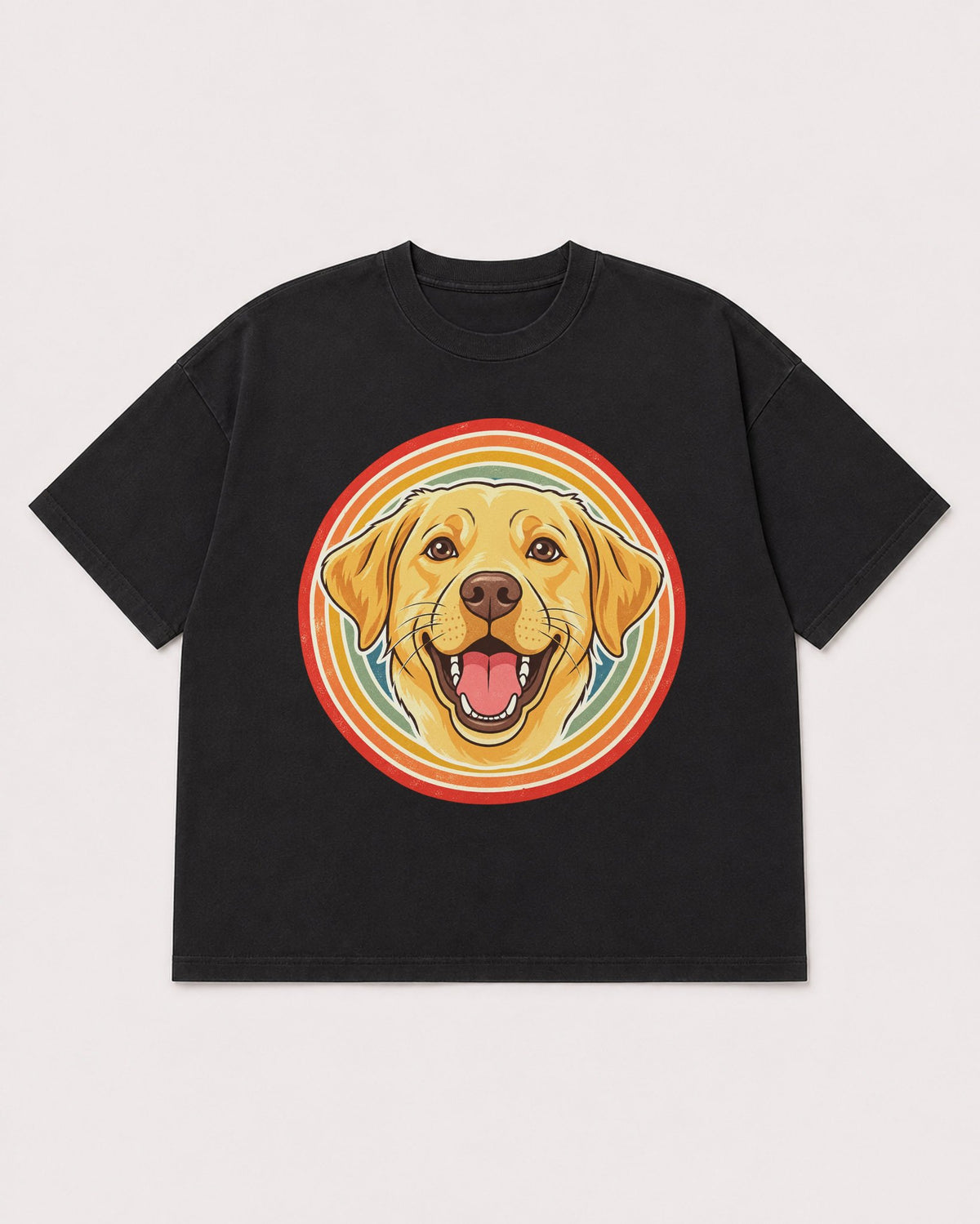 Mockup Boxy Heavyweight Tee Black product