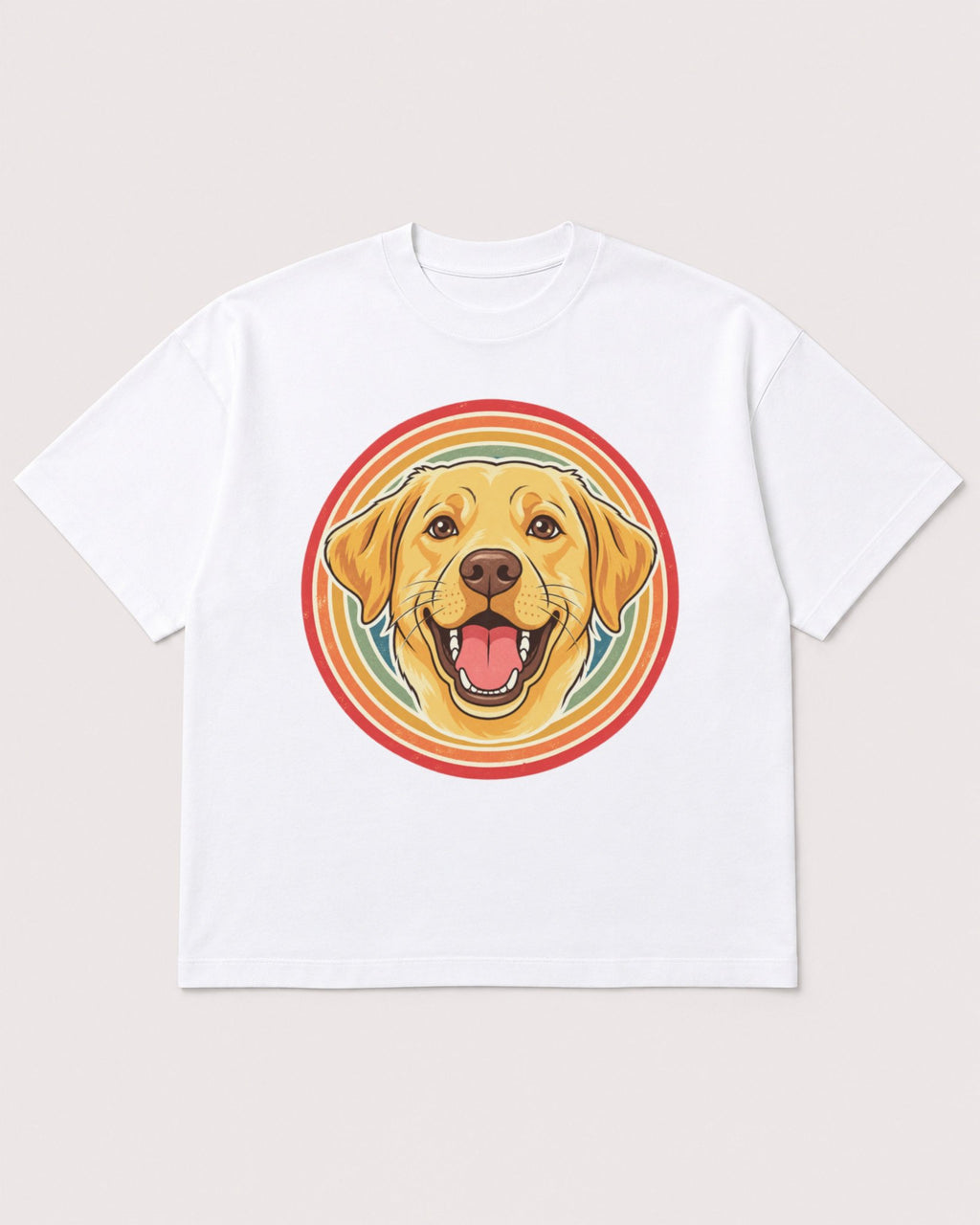 Mockup Boxy Heavyweight Tee White product