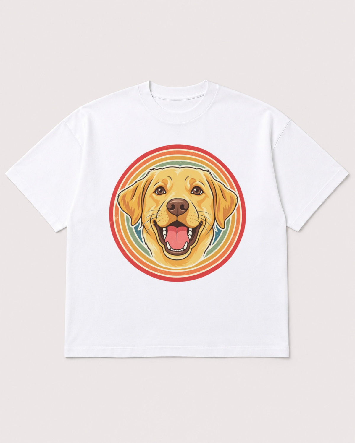 Mockup Boxy Heavyweight Tee White product