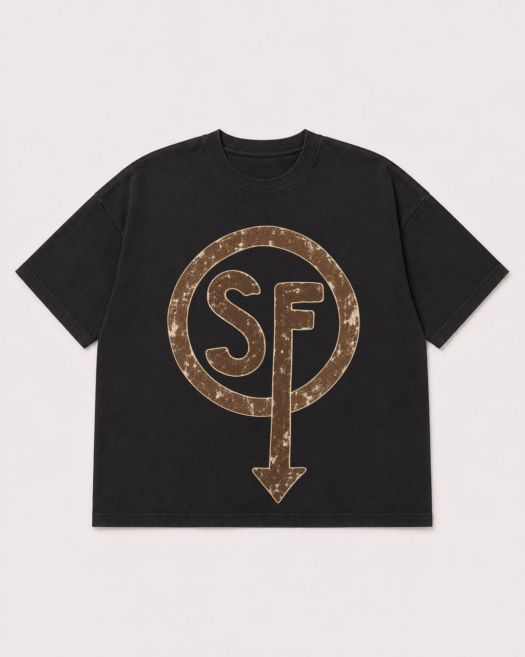 Mockup Boxy Heavyweight Tee Black product