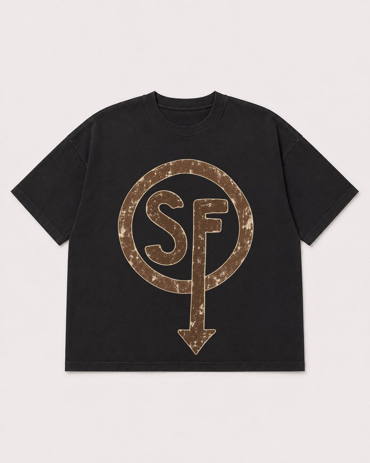 Mockup Boxy Heavyweight Tee Black product