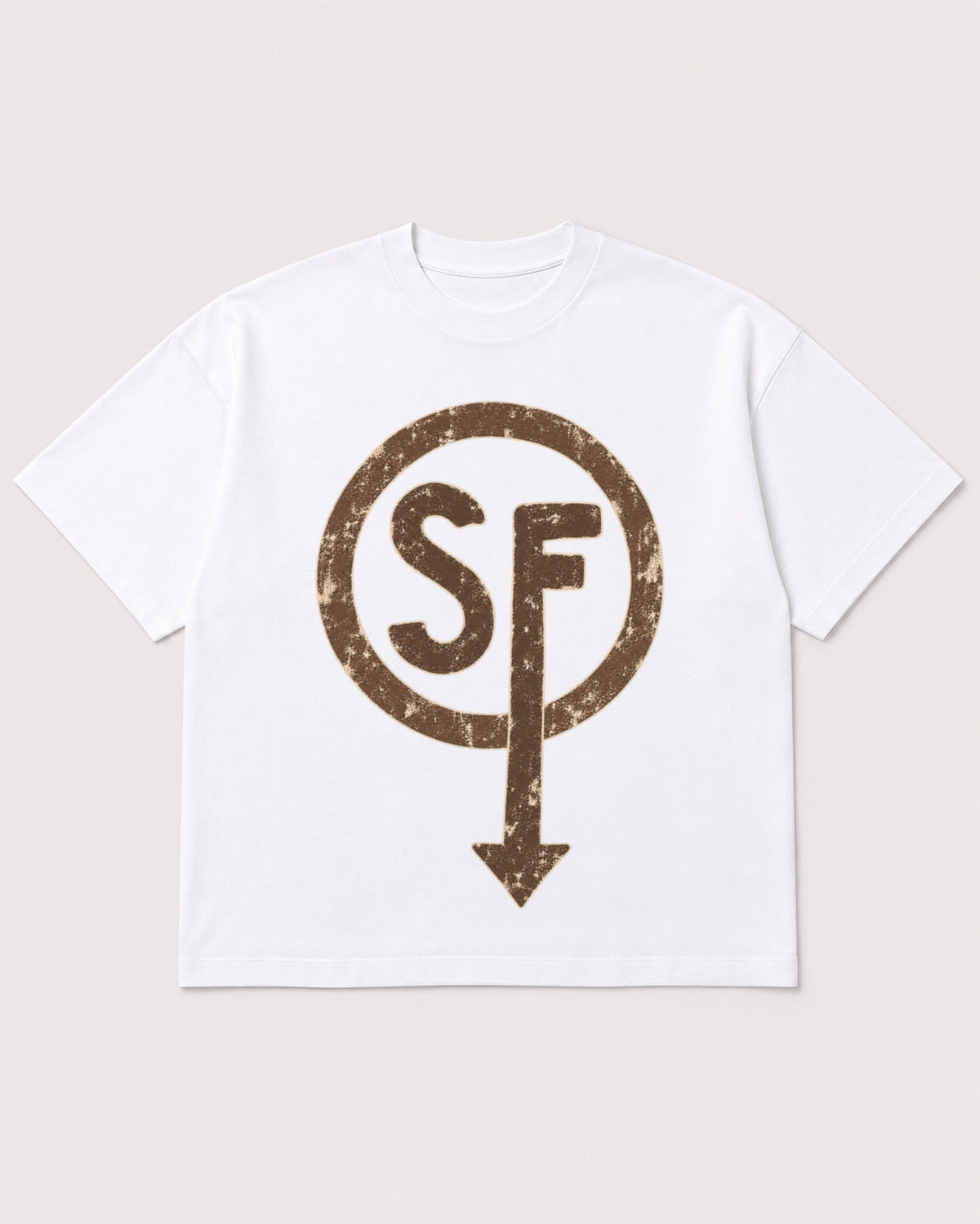 Mockup Boxy Heavyweight Tee White product