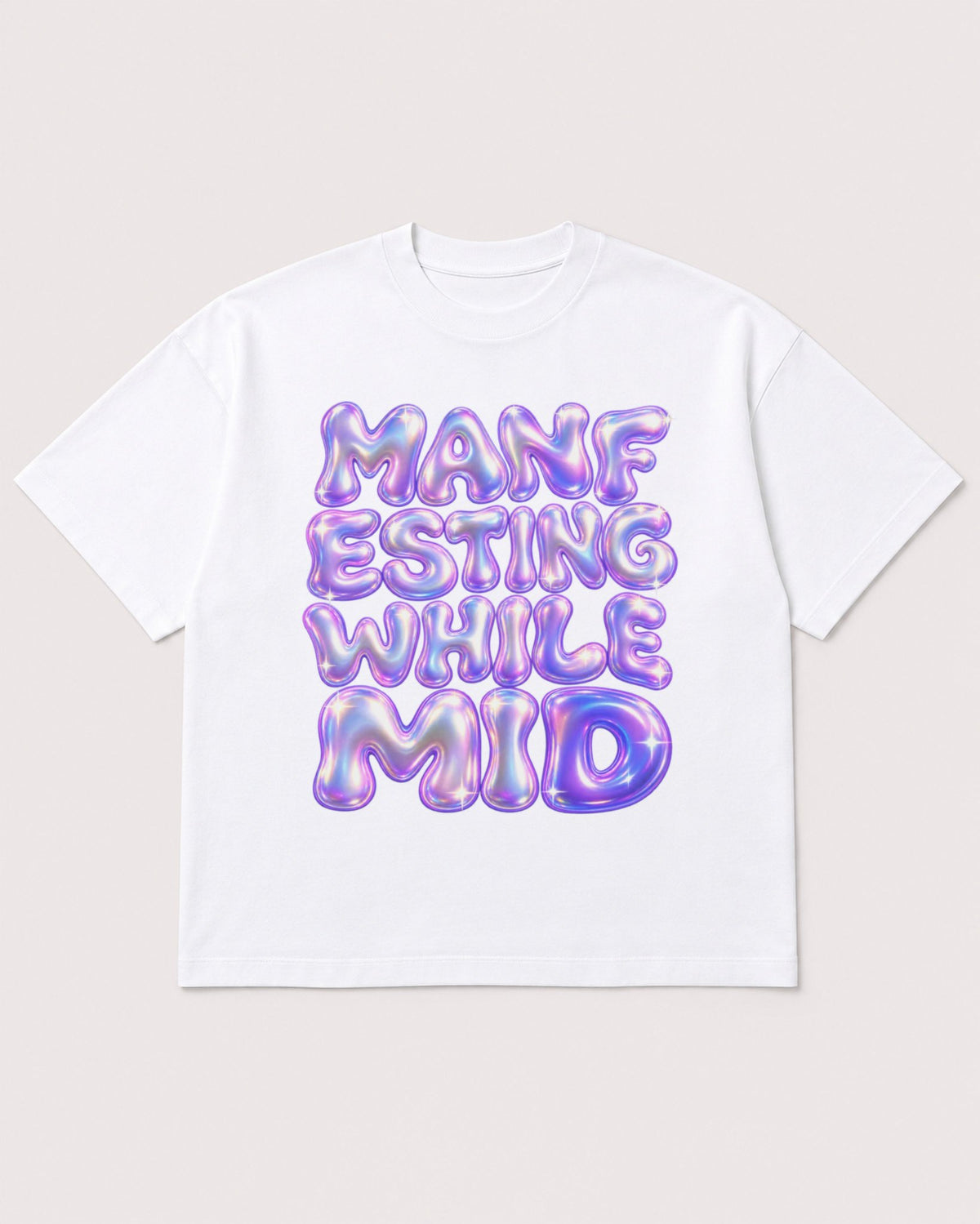 Mockup Boxy Heavyweight Tee White product