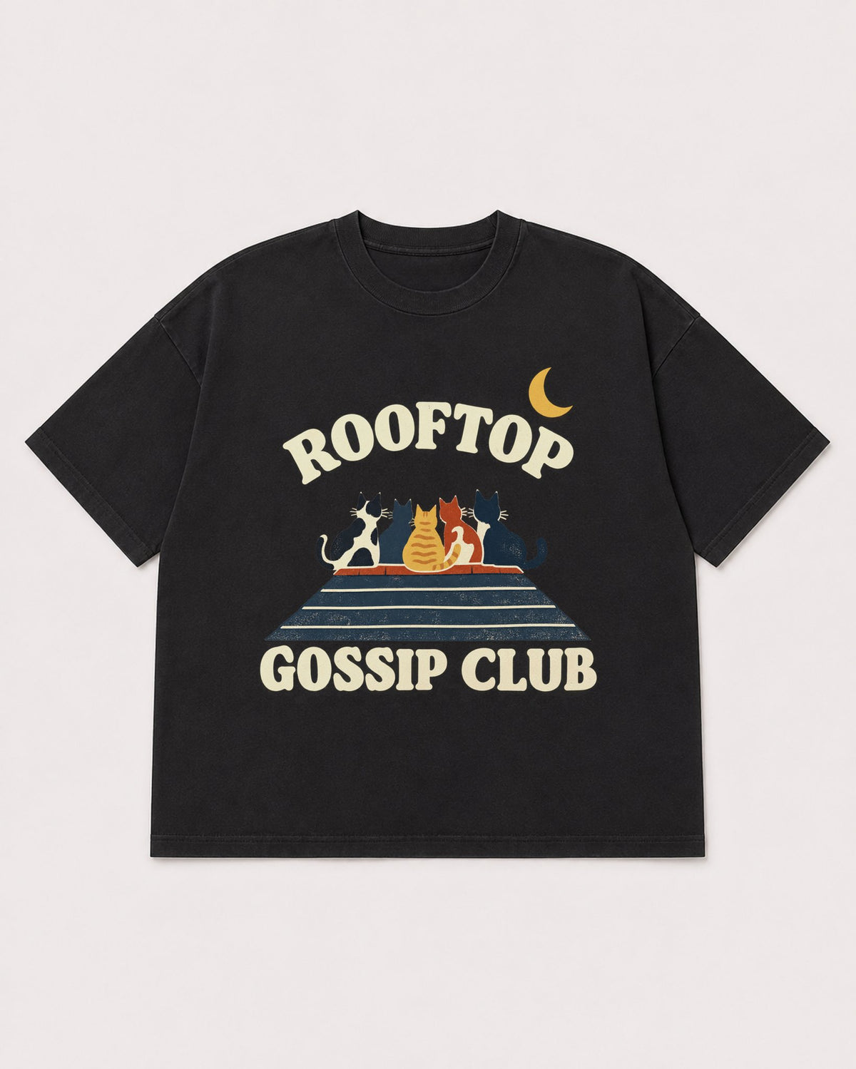 Mockup Boxy Heavyweight Tee Black product