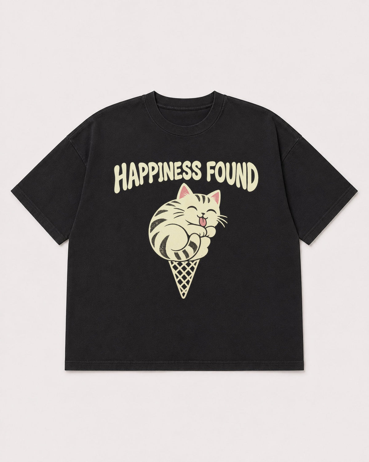 Mockup Boxy Heavyweight Tee Black product