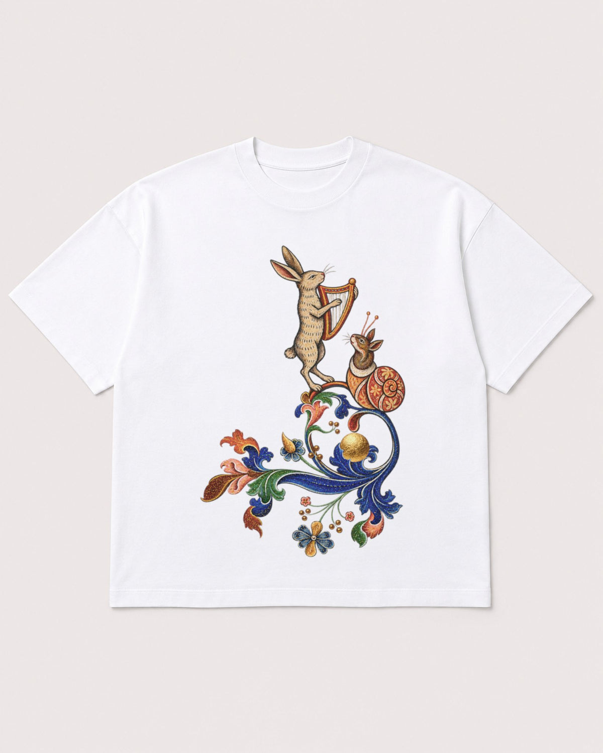 Mockup Boxy Heavyweight Tee White product