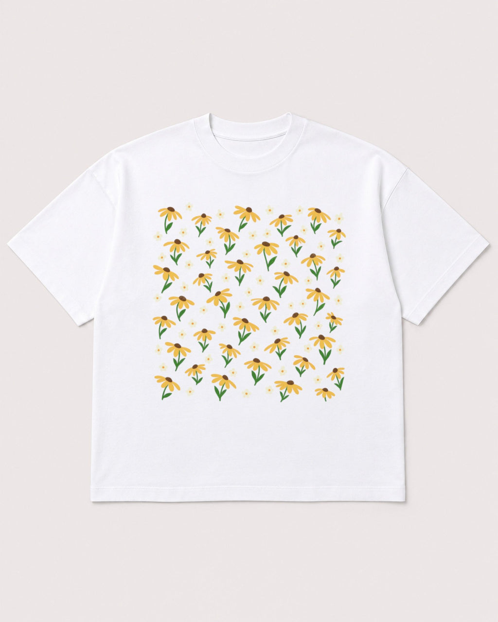 Mockup Boxy Heavyweight Tee White product