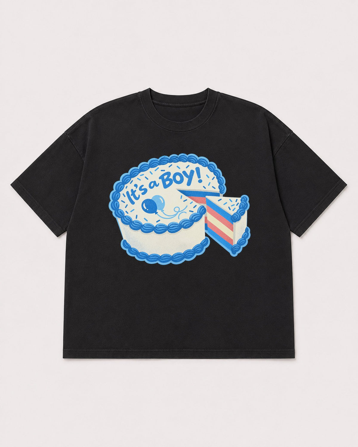 Mockup Boxy Heavyweight Tee Black product