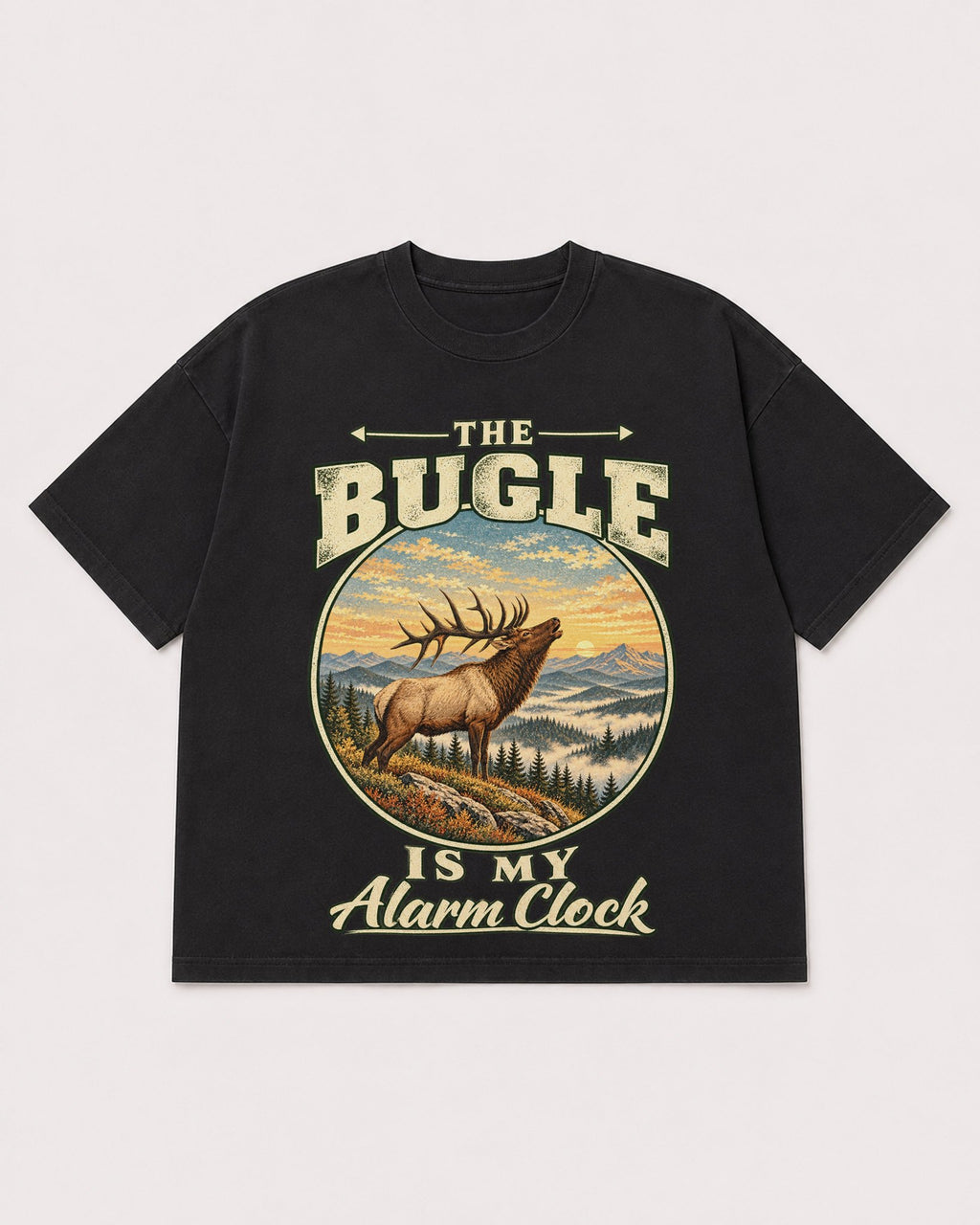 Mockup Boxy Heavyweight Tee Black product