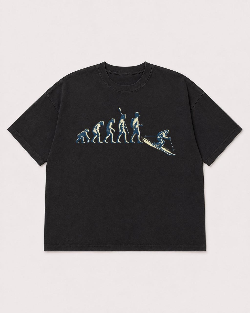 Mockup Boxy Heavyweight Tee Black product