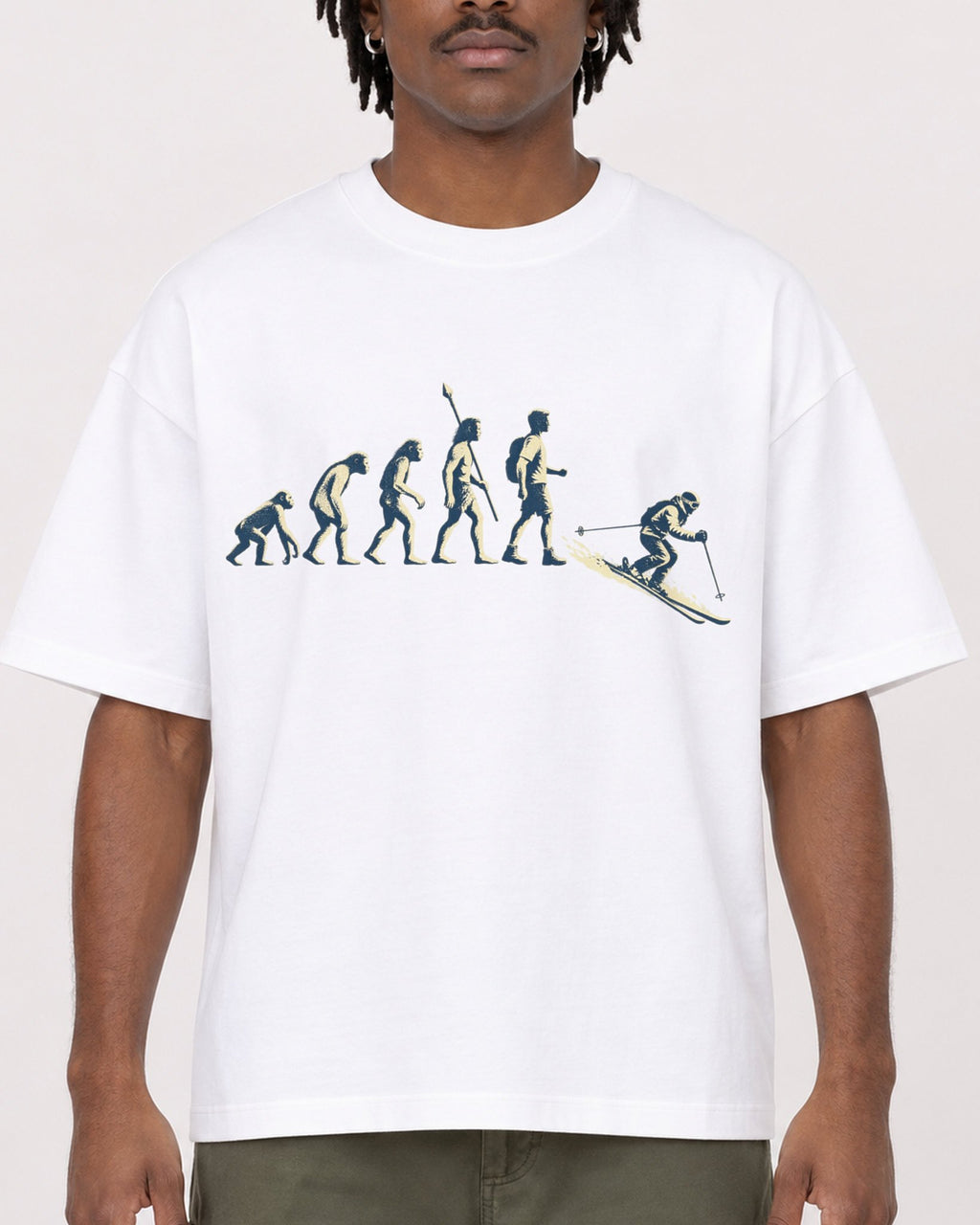 Mockup Boxy Heavyweight Tee White male close-up 04