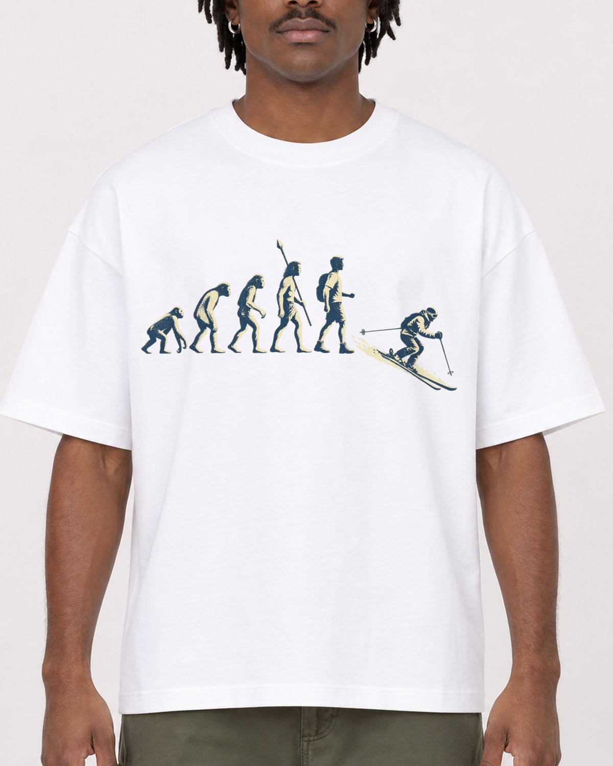 Mockup Boxy Heavyweight Tee White male close-up 04