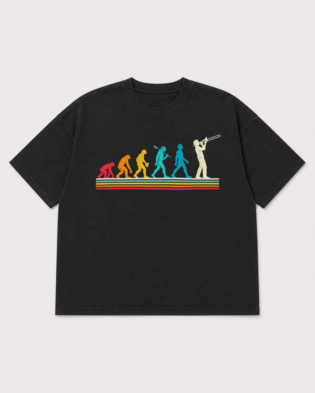 Mockup Boxy Heavyweight Tee Black product