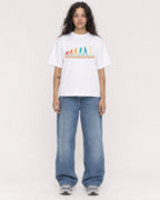 Mockup Boxy Heavyweight Tee White female full-body 30