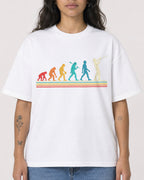 Mockup Boxy Heavyweight Tee White female close-up 30