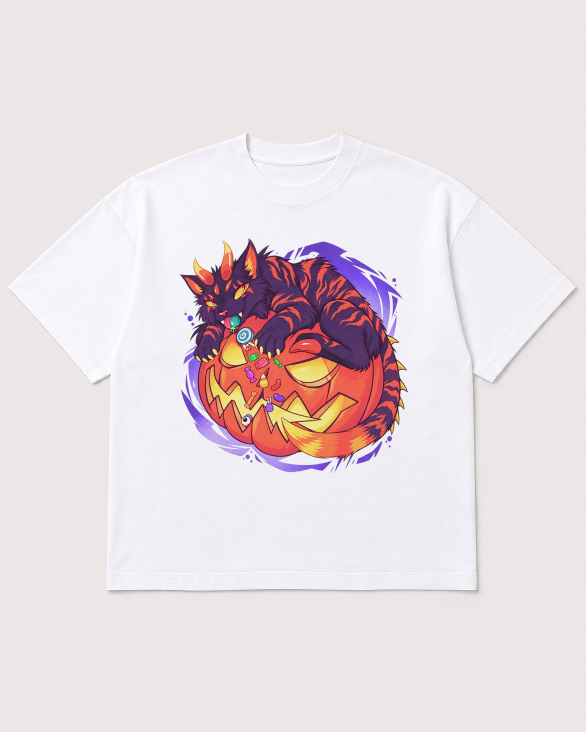 Mockup Boxy Heavyweight Tee White product