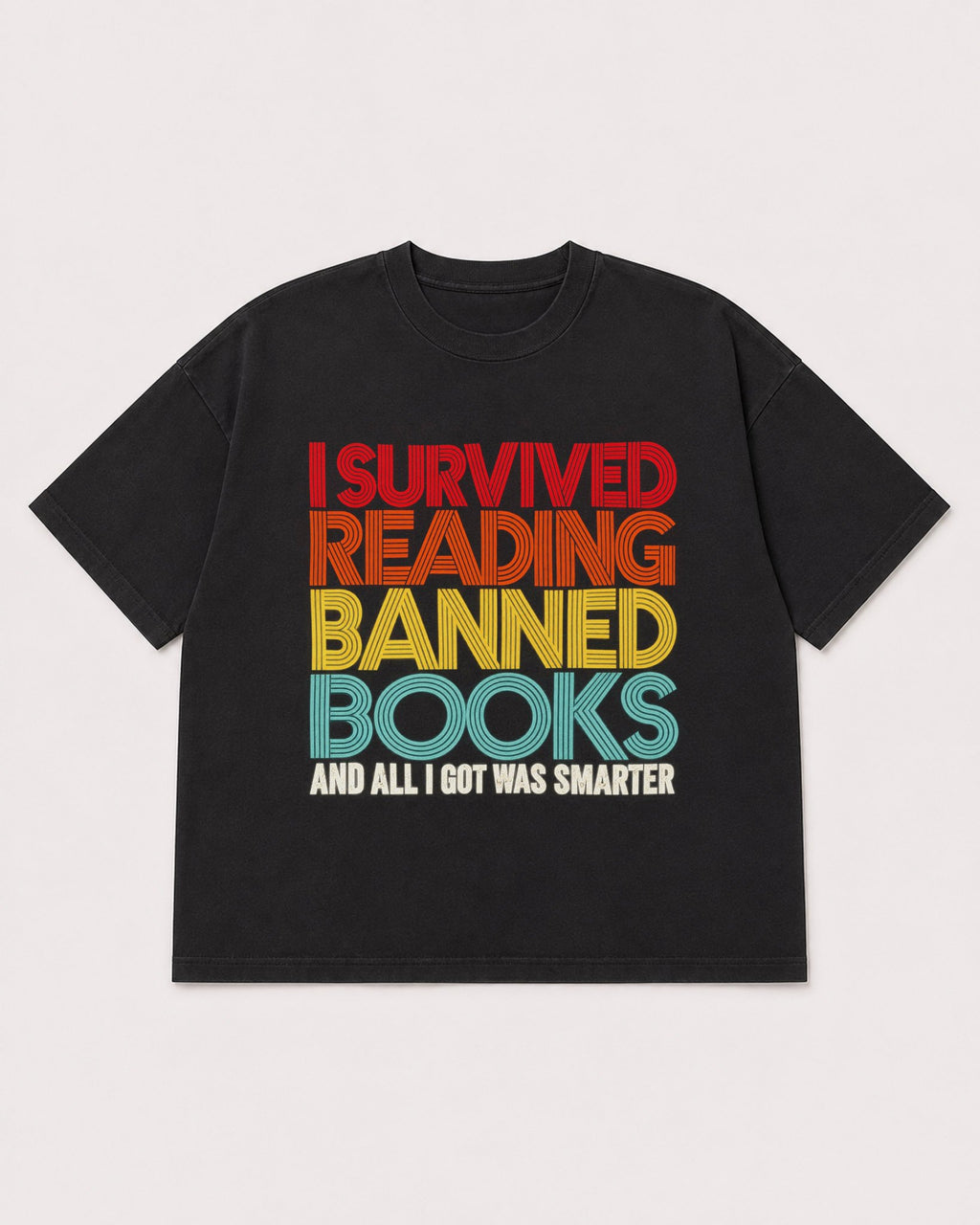 Mockup Boxy Heavyweight Tee Black product