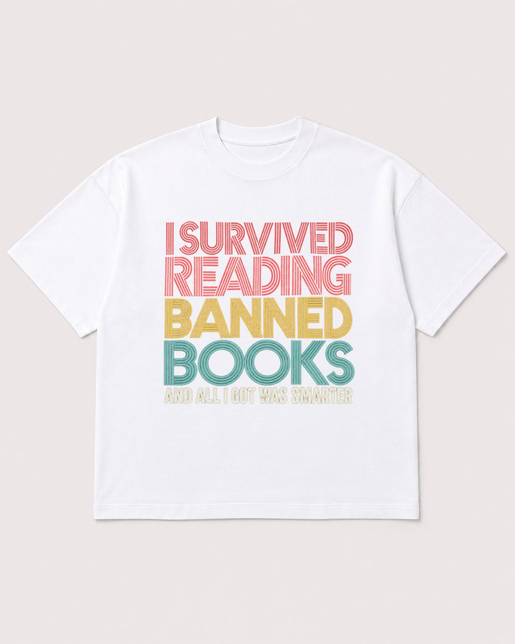 Mockup Boxy Heavyweight Tee White product
