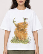 Mockup Boxy Heavyweight Tee White female close-up 02