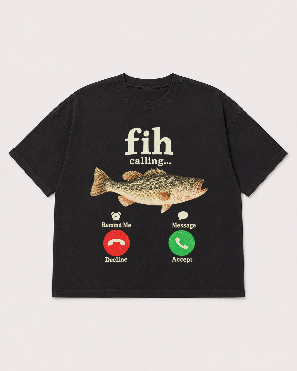 Mockup Boxy Heavyweight Tee Black product
