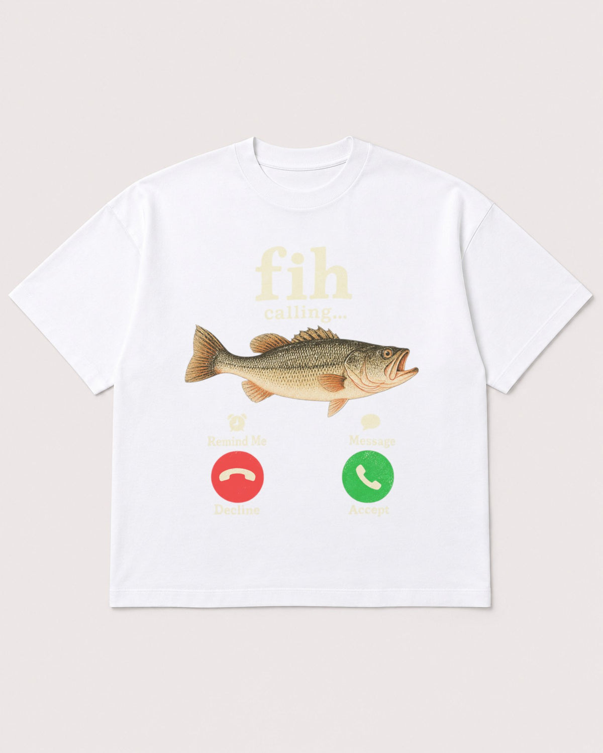 Mockup Boxy Heavyweight Tee White product