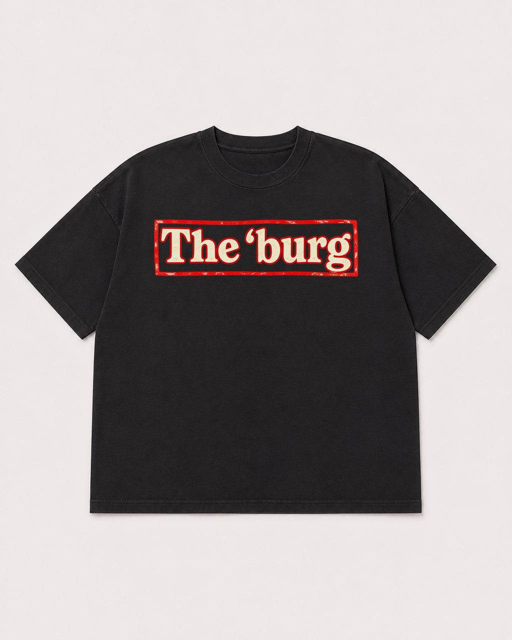 Mockup Boxy Heavyweight Tee Black product