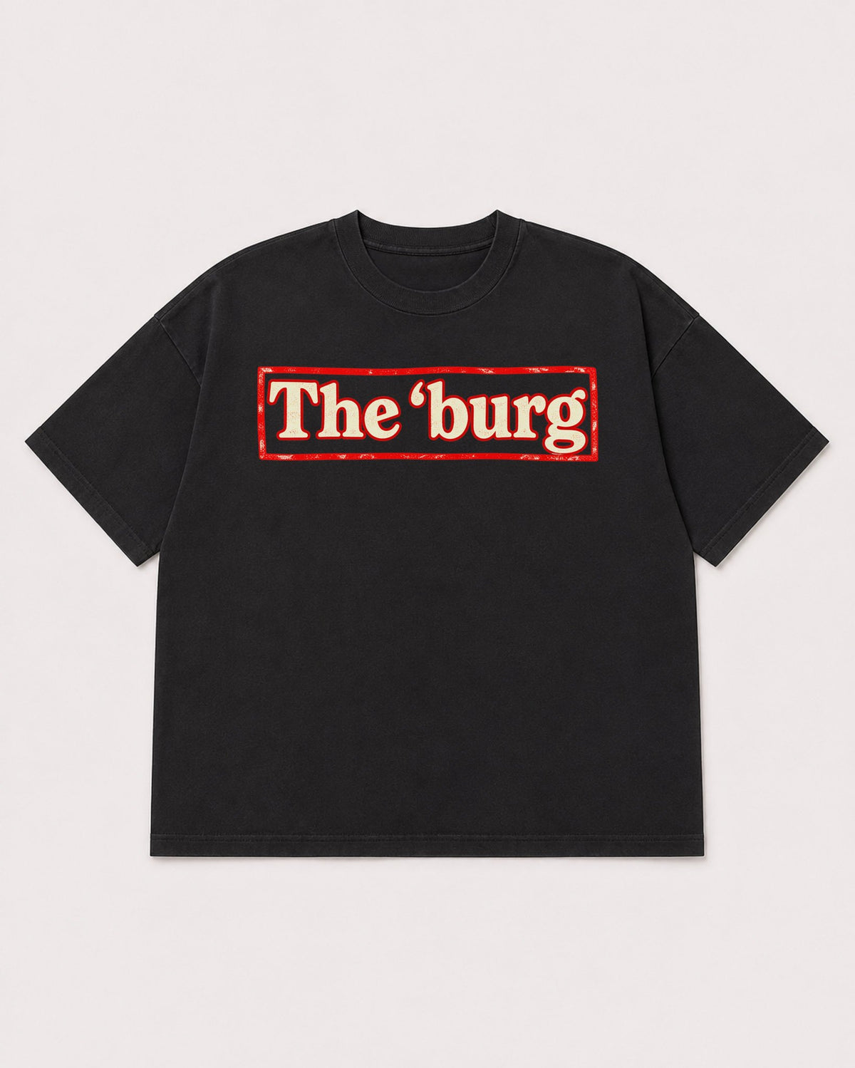 Mockup Boxy Heavyweight Tee Black product