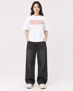 Mockup Boxy Heavyweight Tee White female full-body 03