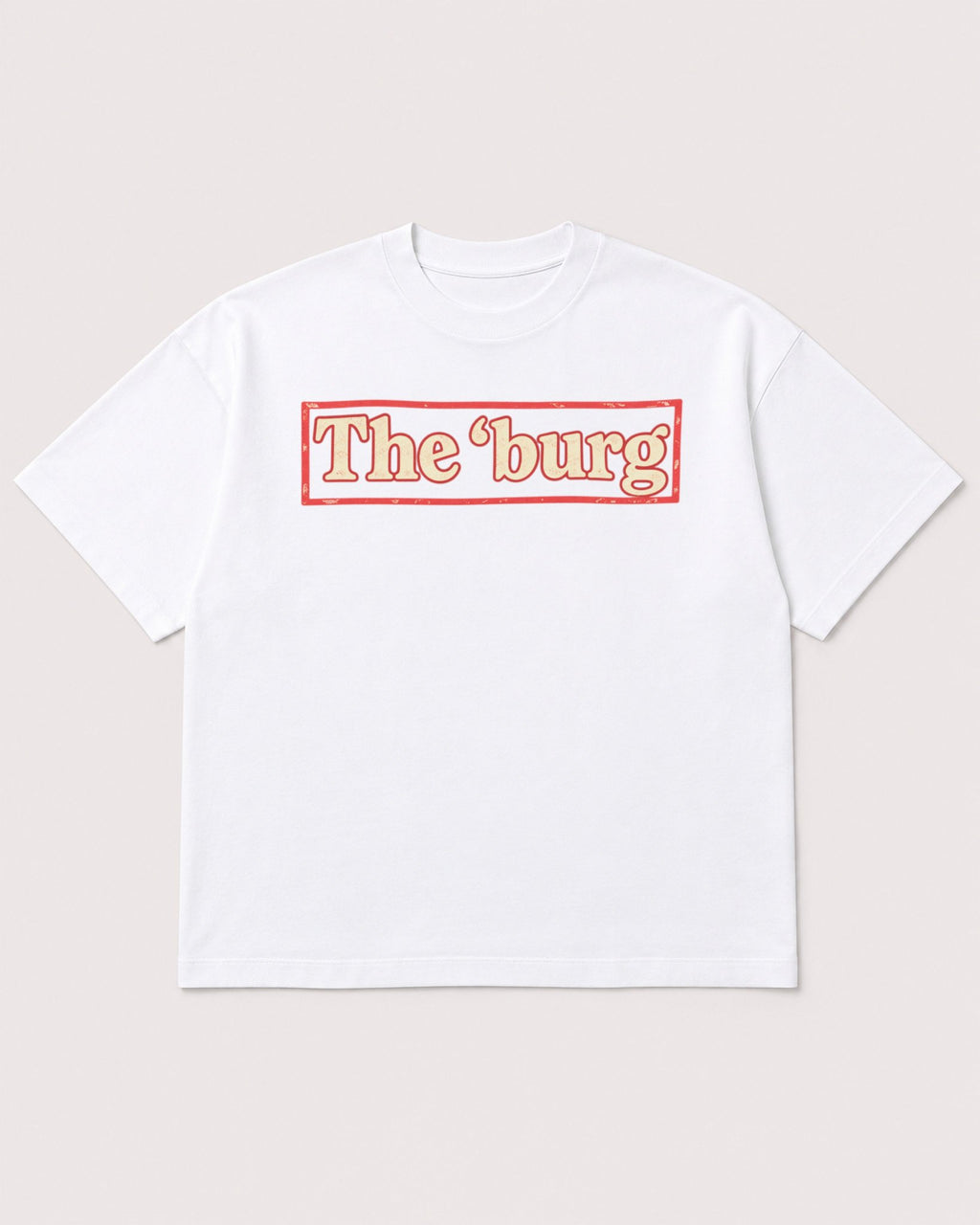 Mockup Boxy Heavyweight Tee White product