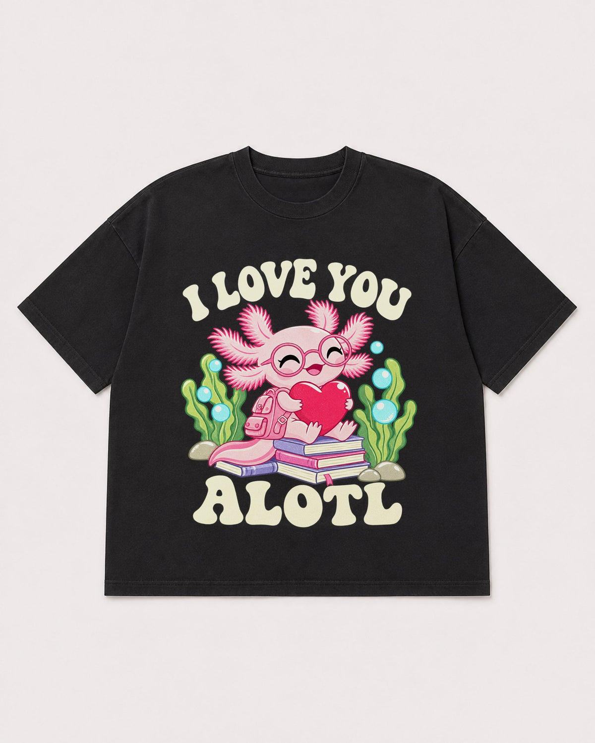 Mockup Boxy Heavyweight Tee Black product