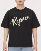 Mockup Boxy Heavyweight Tee Black male close-up 01