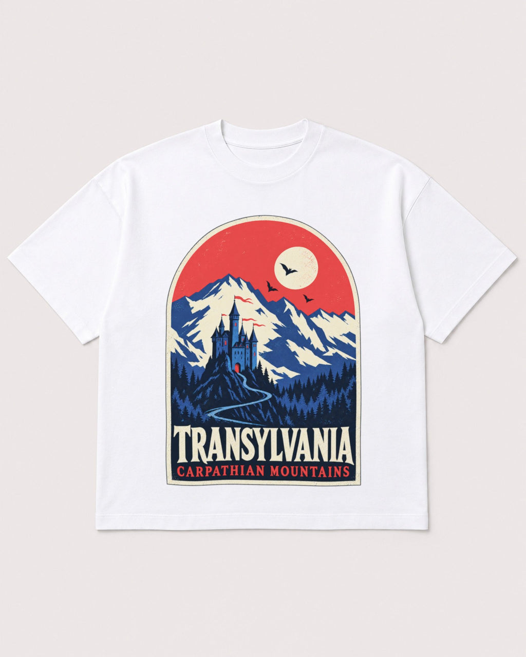 Mockup Boxy Heavyweight Tee White product