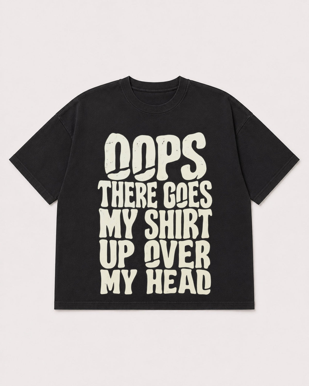 Mockup Boxy Heavyweight Tee Black product