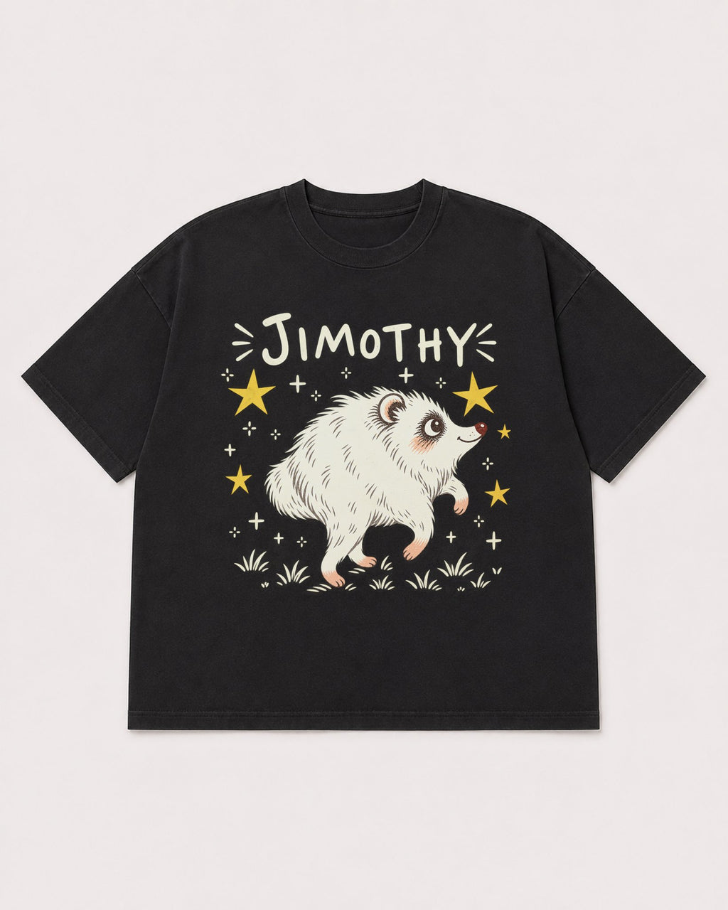 Mockup Boxy Heavyweight Tee Black product