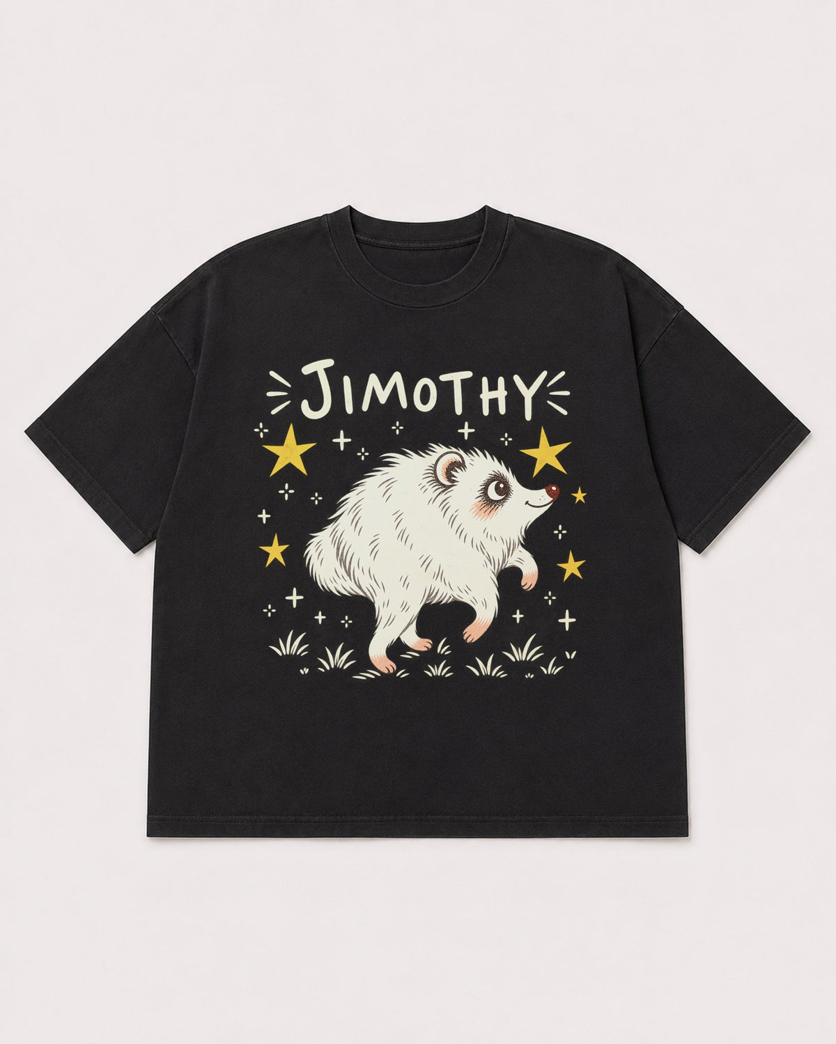Mockup Boxy Heavyweight Tee Black product