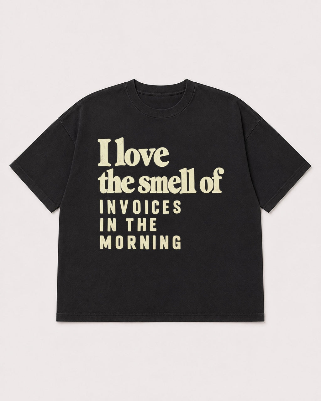 Mockup Boxy Heavyweight Tee Black product