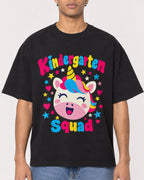 Mockup Boxy Heavyweight Tee Black male close-up 10
