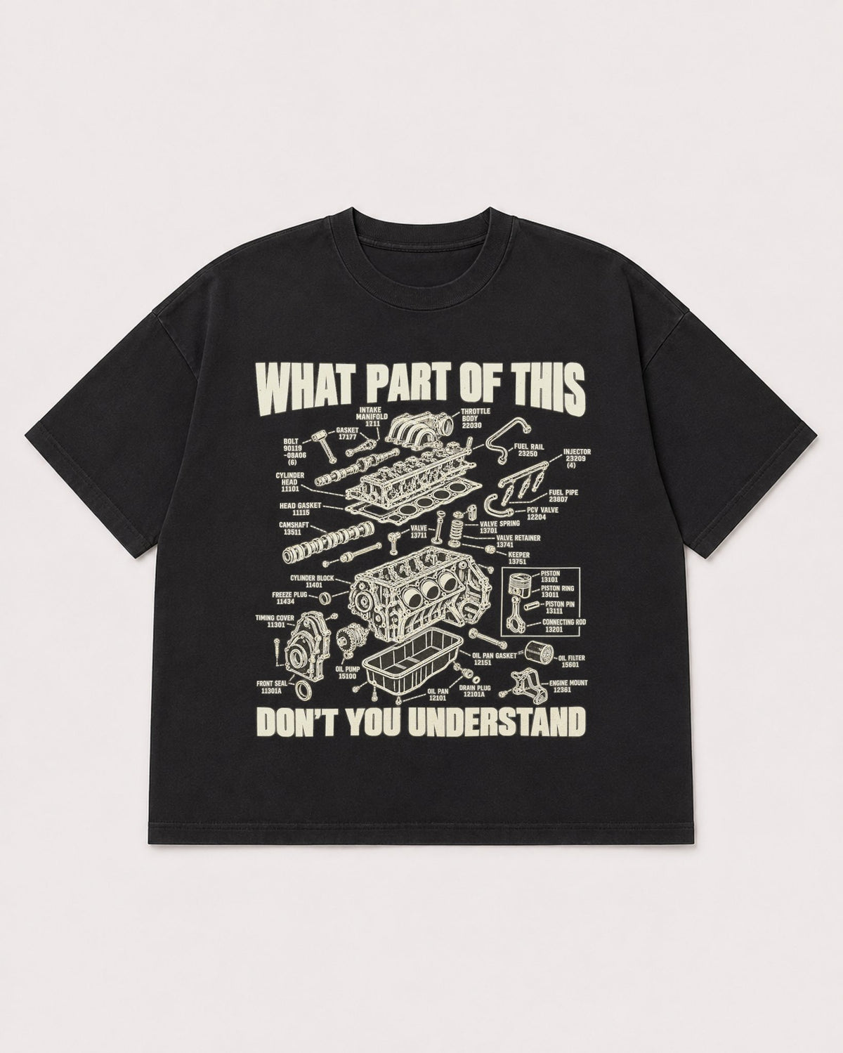 Mockup Boxy Heavyweight Tee Black product