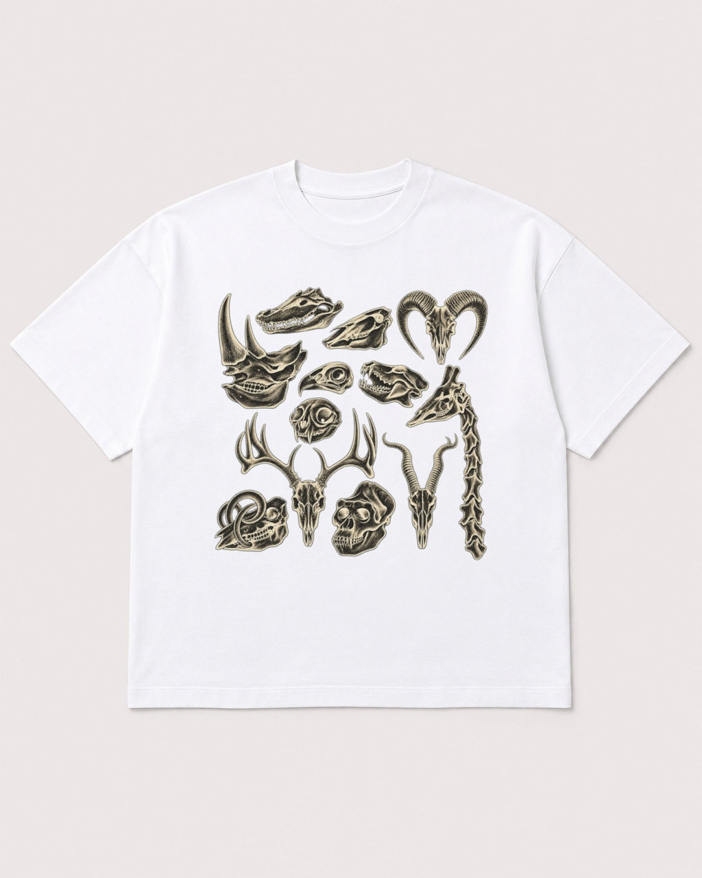 Mockup Boxy Heavyweight Tee White product