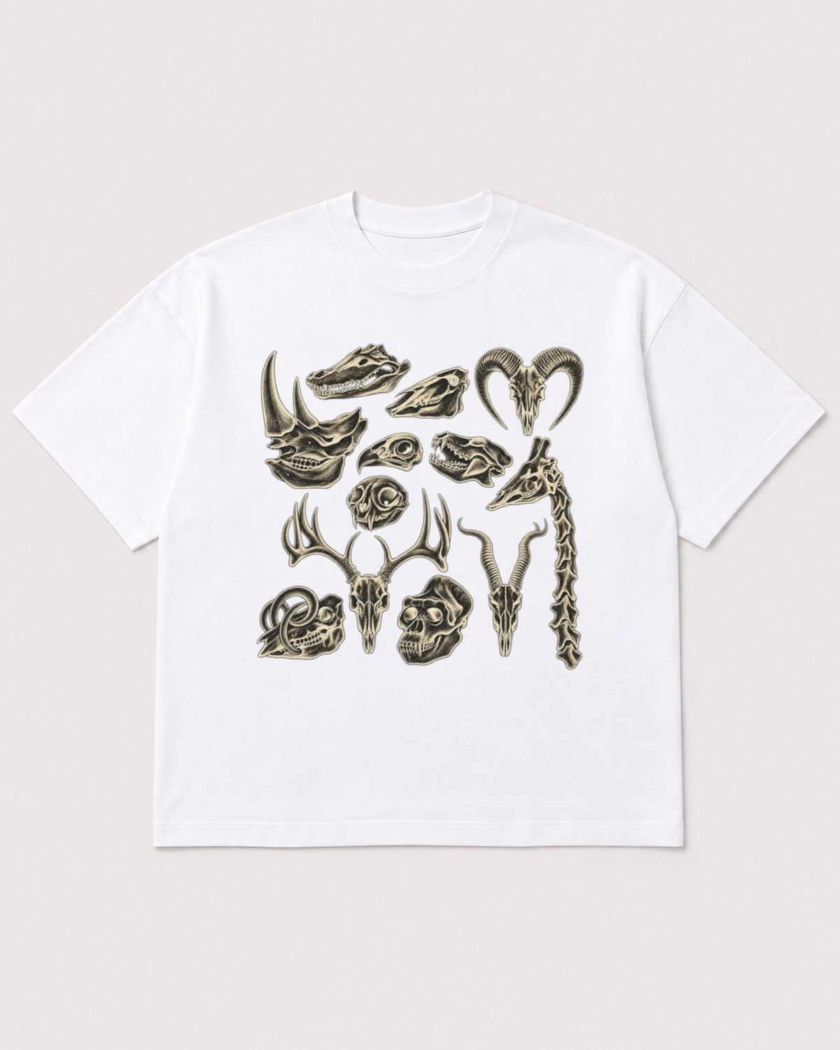Mockup Boxy Heavyweight Tee White product